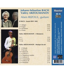 BACH ~ ARZOUMANOV  — Alain Rizoul, guitare